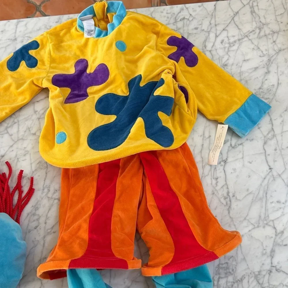 Disney Jojo Circus Clown Costume Sz XS 4/5T NWT